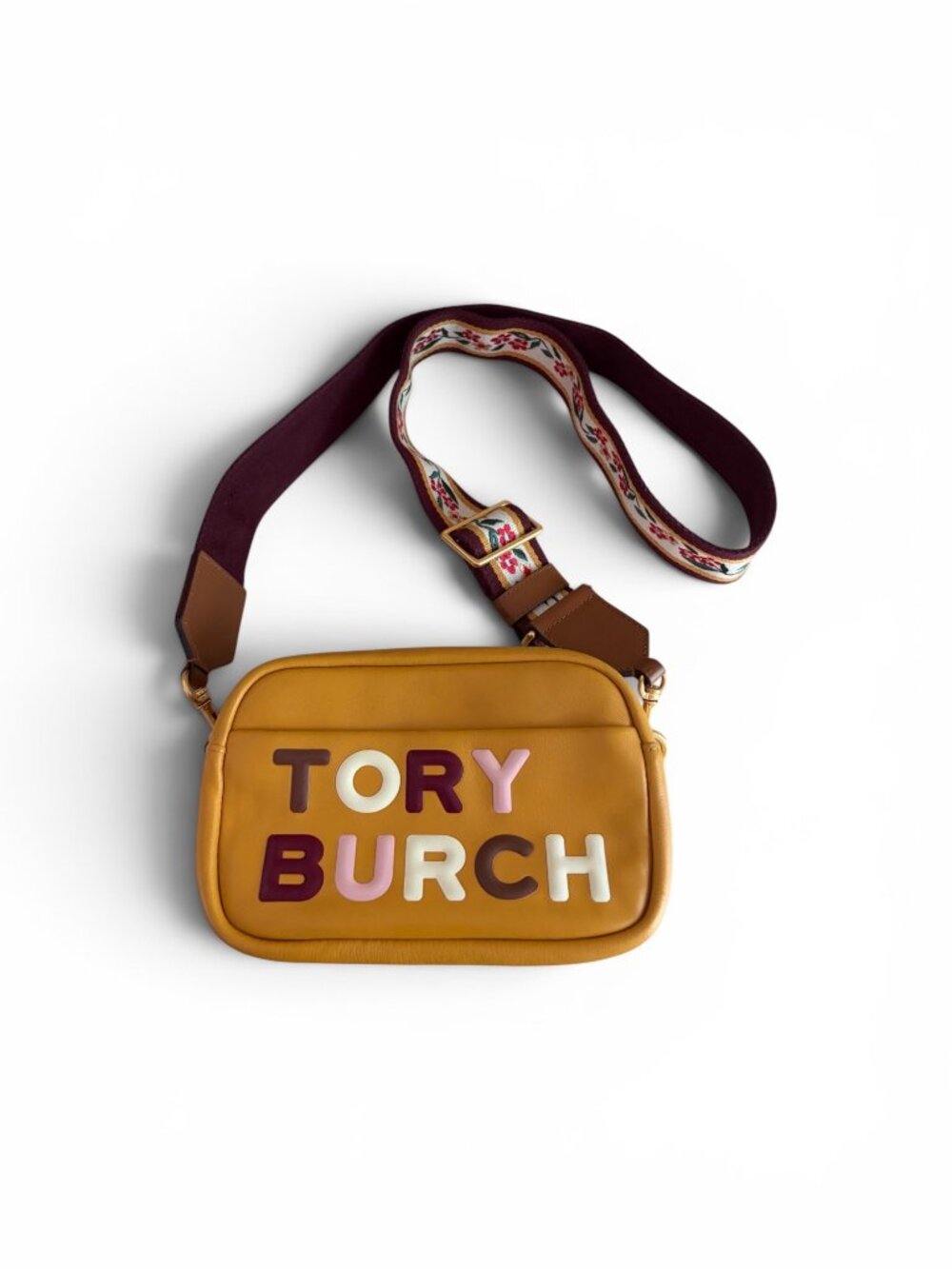 Tory Burch Perry High Frequency Leather Crossbody / Shoulder Handbag